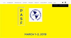 Desktop Screenshot of pasf.com